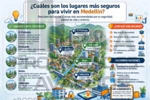 Vista aérea de Medellín — bodegas en arriendo área metropolitana